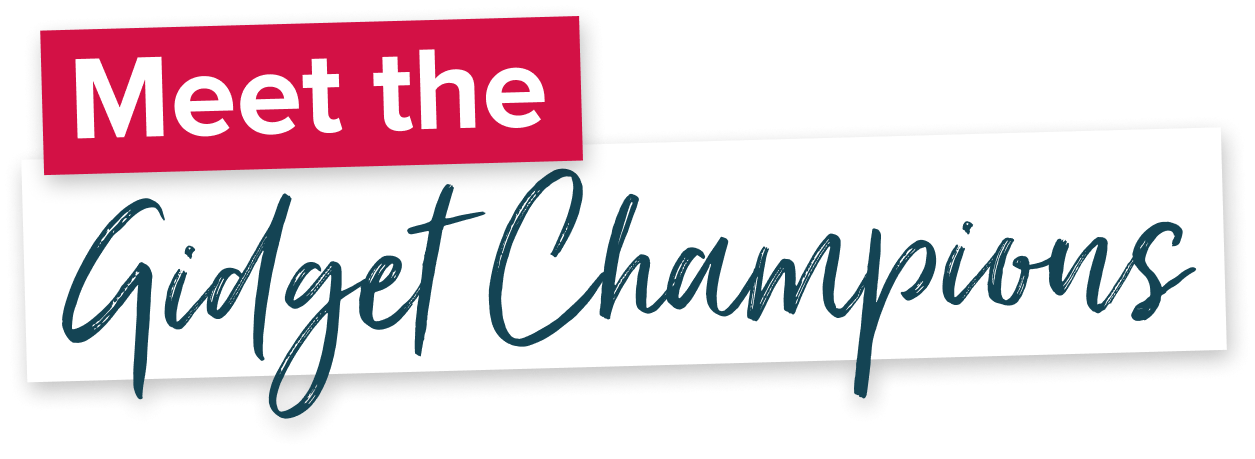Meet the Gidget Champions Banner Meet the Gidget Champions Banner